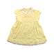 A Yellow Short Sleeve Dresses from Familiar in size 12-18M for girl. (Front View)