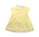 A Yellow Short Sleeve Dresses from Familiar in size 12-18M for girl. (Back View)