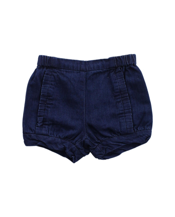 A Navy Bloomers from Jacadi in size 6-12M for girl. (Front View)