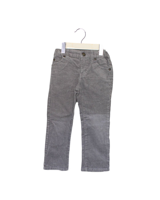 A Grey Casual Pants from Janie & Jack in size 3T for boy. (Front View)