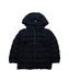 A Black Puffer/Quilted Jackets from Herno in size 4T for neutral. (Front View)