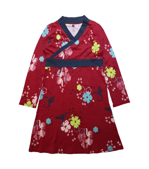 A Multicolour Long Sleeve Dresses from Tea in size 8Y for girl. (Front View)