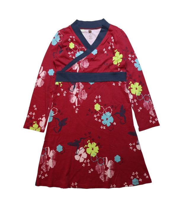 A Multicolour Long Sleeve Dresses from Tea in size 8Y for girl. (Front View)
