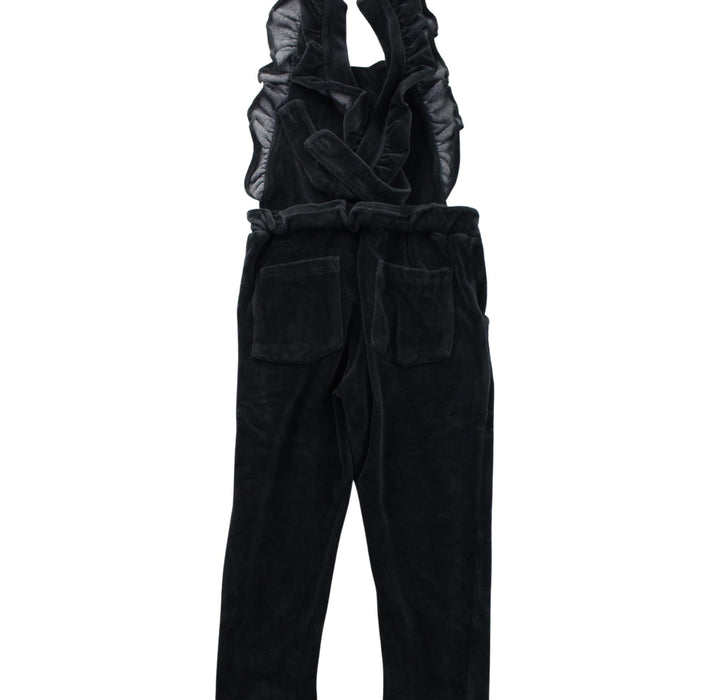 A Black Sleeveless Jumpsuits from Emile et Ida in size 4T for girl. (Back View)
