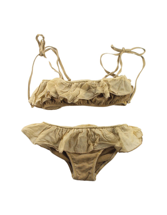 A Yellow Bikinis from Buho in size 4T for girl. (Front View)