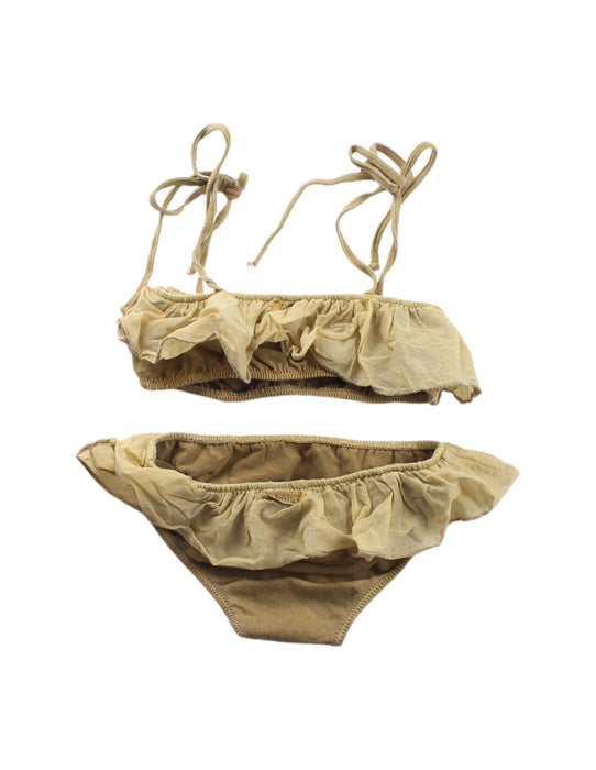 A Yellow Bikinis from Buho in size 4T for girl. (Back View)