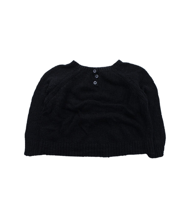 A Black Knit Sweaters from Bacabuche in size 18-24M for girl. (Back View)