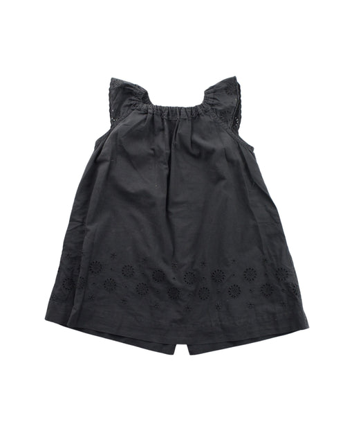 A Black Short Sleeve Dresses from Bonpoint in size 6-12M for girl. (Front View)