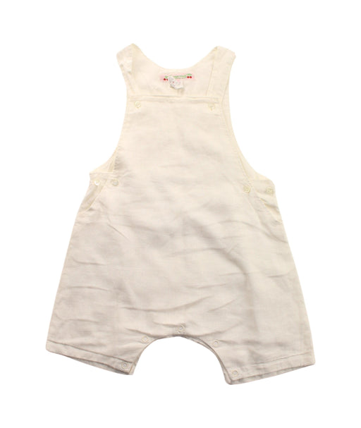 A White Sleeveless Rompers from Bonpoint in size 6-12M for girl. (Front View)