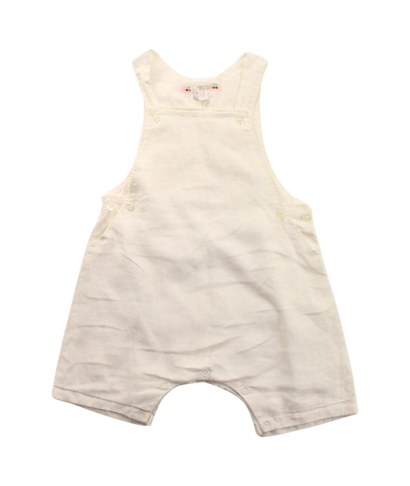 A White Sleeveless Rompers from Bonpoint in size 6-12M for girl. (Front View)