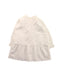 A White Long Sleeve Dresses from Bonpoint in size 2T for girl. (Back View)