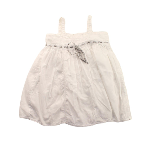 A White Sleeveless Dresses from Bonpoint in size 2T for girl. (Front View)