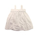 A White Sleeveless Dresses from Bonpoint in size 2T for girl. (Back View)