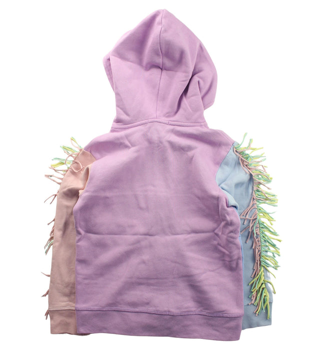A Purple Hooded Sweatshirts from Stella McCartney in size 6T for girl. (Back View)