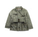 A Green Lightweight Jackets from Stella McCartney in size 4T for girl. (Front View)
