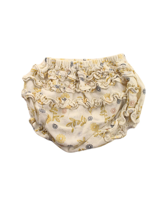 A White Bloomers from Velveteen in size 0-3M for girl. (Back View)