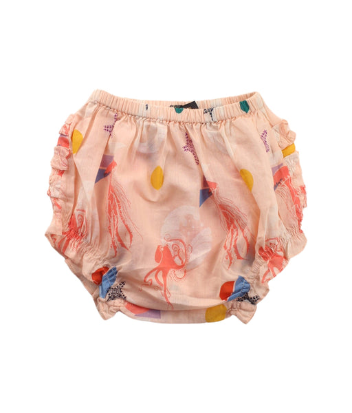 A Peach Bloomers from Velveteen in size 3-6M for girl. (Front View)