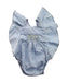 A Blue Short Sleeve Bodysuits from Velveteen in size 3-6M for girl. (Front View)