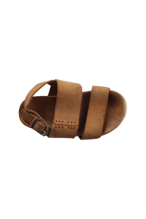 A Brown Sandals from Bonpoint in size 18-24M for girl. (Front View)