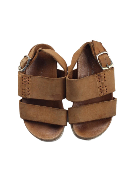 A Brown Sandals from Bonpoint in size 18-24M for girl. (Back View)