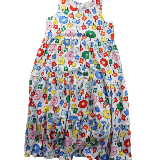 A White Sleeveless Dresses from Hanna Andersson in size 10Y for girl. (Front View)