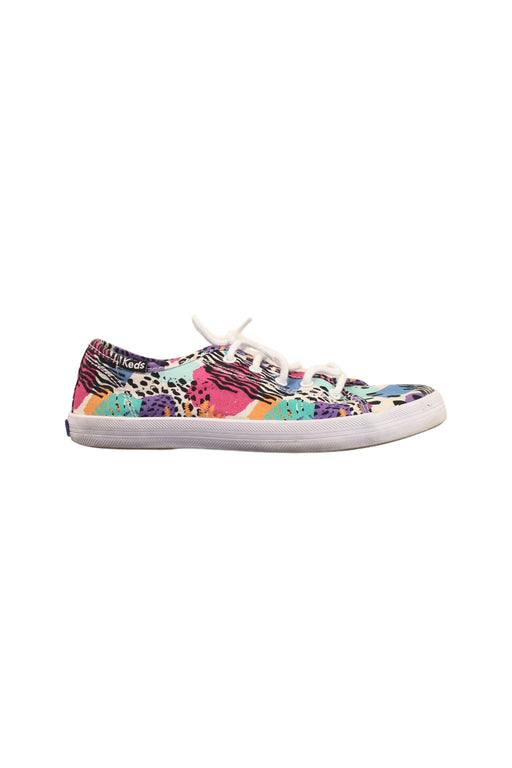 A Multicolour Sneakers from Keds in size 9Y for girl. (Front View)