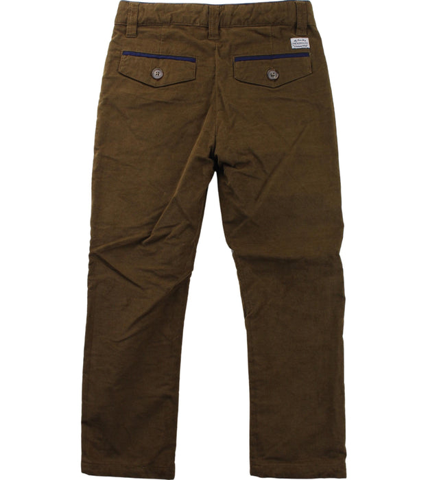A Brown Casual Pants from Chickeeduck in size 4T for boy. (Back View)