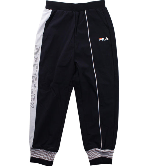 A Navy Sweatpants from Fila in size 4T for boy. (Front View)