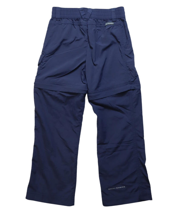 A Navy Casual Pants from Columbia in size 4T for boy. (Back View)