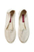 A White Slip Ons from ViBi VENEZIA in size 12Y for girl. (Back View)