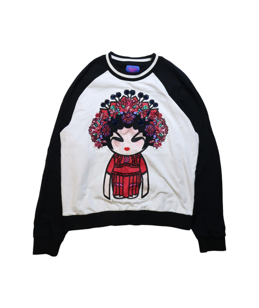 A Multicolour Crewneck Sweatshirts from Opera Girl in size 12Y for girl. (Front View)