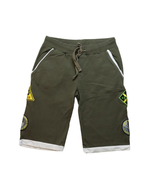 A Green Shorts from John Richmond in size 10Y for boy. (Front View)