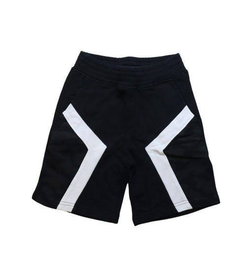 A Black Shorts from Neil Barrett Kids in size 10Y for boy. (Front View)