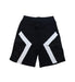 A Black Shorts from Neil Barrett Kids in size 10Y for boy. (Front View)