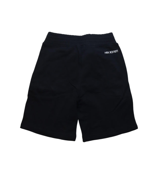 A Black Shorts from Neil Barrett Kids in size 10Y for boy. (Back View)