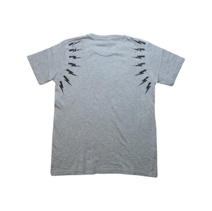 A Grey Short Sleeve T Shirts from Neil Barrett Kids in size 10Y for boy. (Back View)