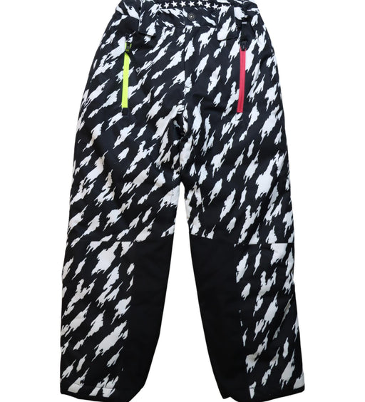 A Black Ski Pants & Salopettes from Molo in size 7Y for girl. (Front View)