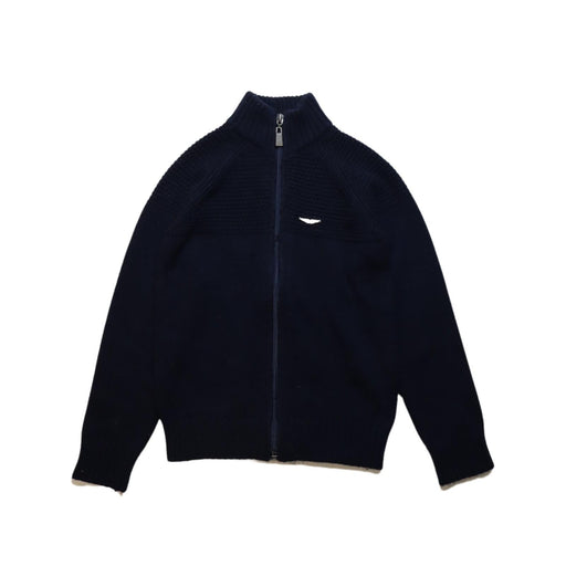 A Navy Lightweight Jackets from Aston Martin in size 5T for boy. (Front View)