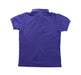 A Purple Short Sleeve Polos from Lacoste in size 8Y for boy. (Back View)
