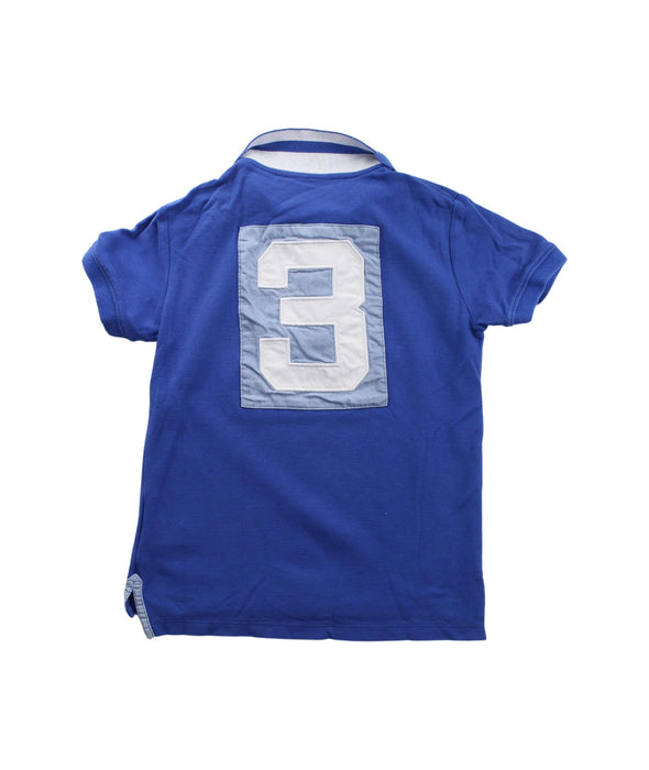 A Blue Short Sleeve Polos from Vicomte A. in size 8Y for boy. (Back View)