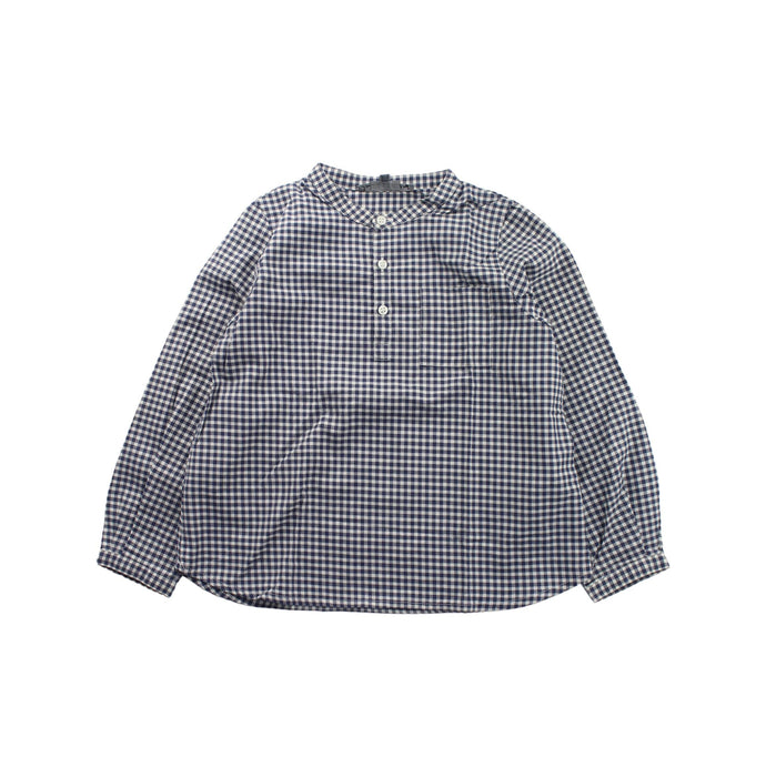 A Blue Long Sleeve Tops from Bonpoint in size 4T for boy. (Front View)