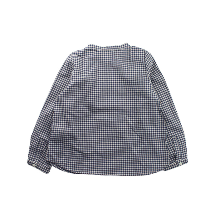 A Blue Long Sleeve Tops from Bonpoint in size 4T for boy. (Back View)