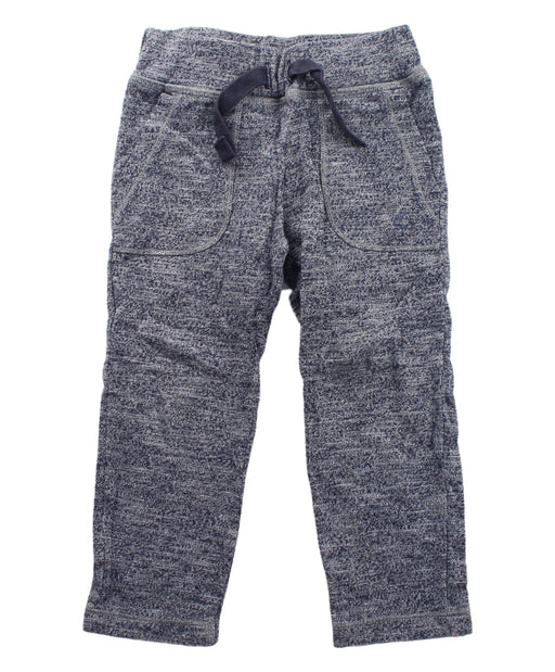 A Blue Sweatpants from Petit Bateau in size 3T for girl. (Front View)