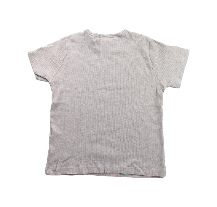 A Grey Short Sleeve T Shirts from Petit Bateau in size 8Y for boy. (Back View)