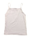 A White Sleeveless T Shirts from Petit Bateau in size 4T for girl. (Back View)