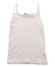 A White Sleeveless T Shirts from Petit Bateau in size 4T for girl. (Front View)