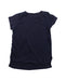 A Blue Short Sleeve T Shirts from Petit Bateau in size 4T for girl. (Back View)