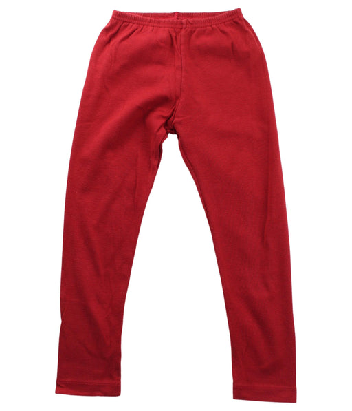 A Red Sweatpants from Petit Bateau in size 4T for girl. (Front View)