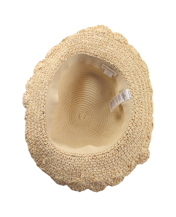 A Brown Sun Hats from Monsoon in size 6T for girl. (Back View)