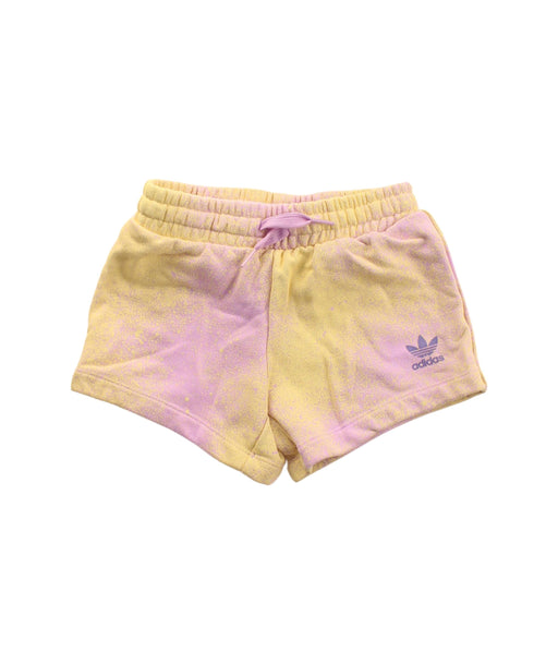 A Yellow Shorts from Adidas in size 6T for girl. (Front View)
